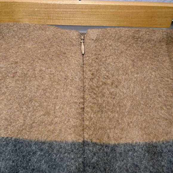 Amanda + Chelsea colorblock wool blend mini skirt womens sz 8 - Picture 3 of 9